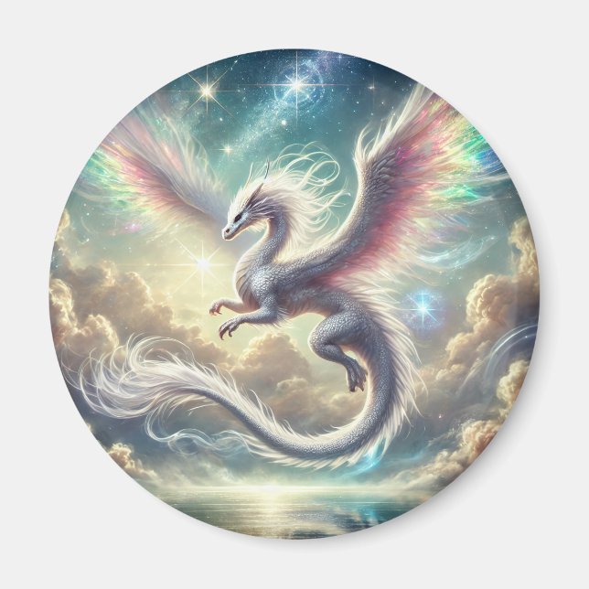 White Dragon Magnet (Framsidan)