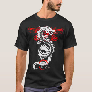 White Dragon Vinge Chun Kung fu T-Shirt