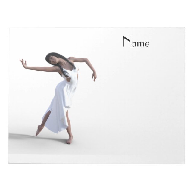 White Dress Dancer Thunder_Cove Anteckningsblock (Framsida)