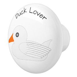 White Duck Design Personalised Knopp