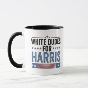 White Dudes For Harris 2024 Mugg