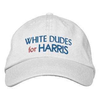 White Dudes for Harris Broderad Keps