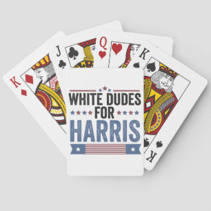 White Dudes for Harris Support President Kamala Casinokort