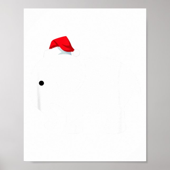White Elephan, Christmas Party Gift  Poster (Framsidan)