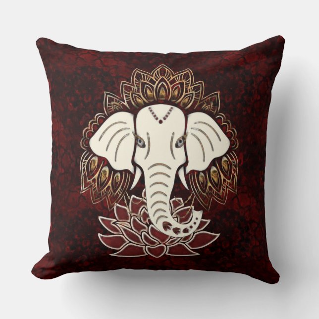 White Elephant Dekorativ kudde (Framsida)