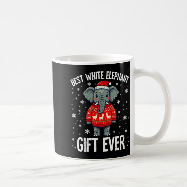 White Elephant Ever Christmas Xmas Under 15 20  Kaffemugg (Höger)