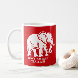 White Elephant Gag Gift Kaffemugg