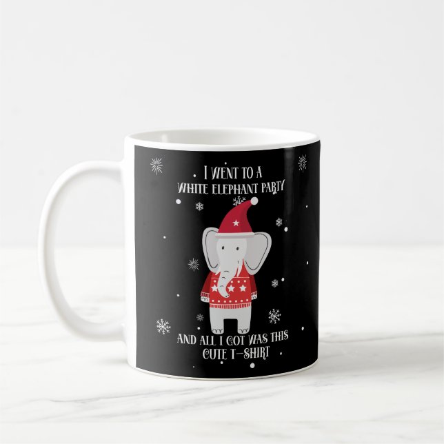 White Elephant Gifts | För manar och kvinnliga gåv Kaffemugg (Vänster)