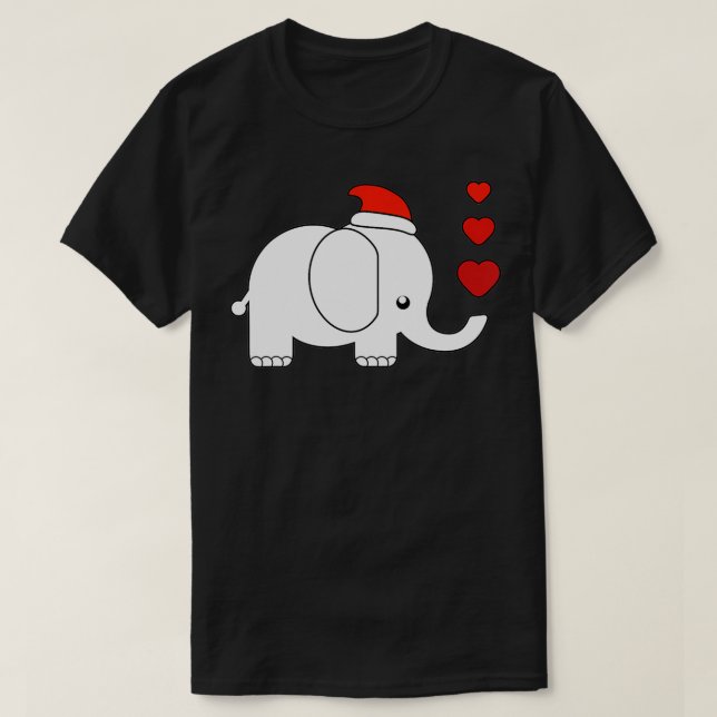 White Elephant-jul T Shirt (Design framsida)