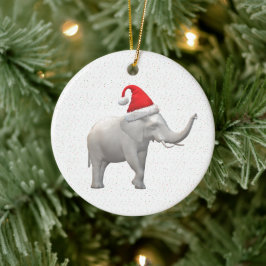 White Elephant Julgransprydnad Keramik