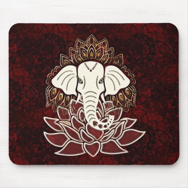 White Elephant Mousepad Musmatta (Framsidan)