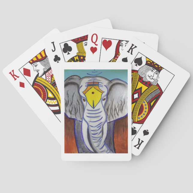 White Elephant Spelkort (Baksidan)