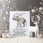 White Elephant Ugly Sweater Party-inbjudan Inbjudningar<br><div class="desc">Fira Helgdagarna med den här söta vita elefanten och den fula sötaren Party. En vit elefant som bär sin fula svettare. Underbar för presentbörsen. Ren och modern stil med en neutralt boho färg-plan.</div>
