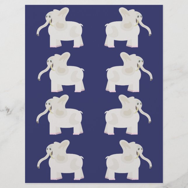 White Elephant Wrapping Lakan Reklamblad (Framsidan)