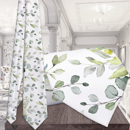 White Eucalyptus Greenery Bröllop Slips