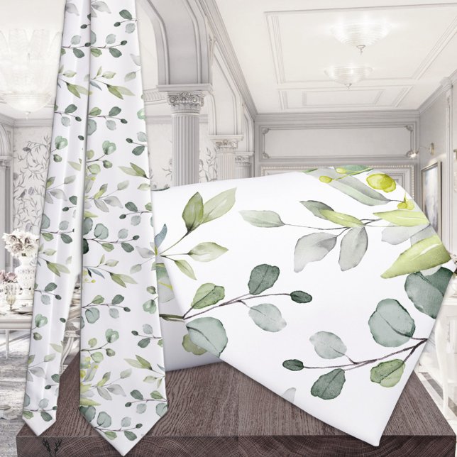 White Eucalyptus Greenery Bröllop Slips (Skapare uppladdad)