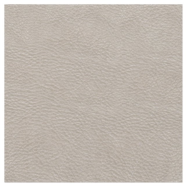 White Faux Leather Tyg (Närbild)