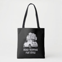 White Fiat Car Tygkasse