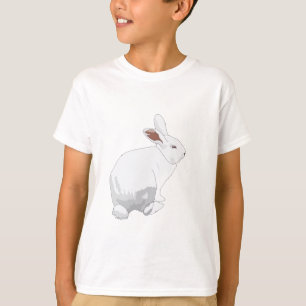 White Flemish Giant Rabbit T Shirt