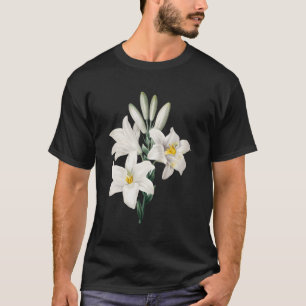 White Flower Madonna Lily T Shirt