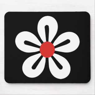 White Flower Mousepad Musmatta