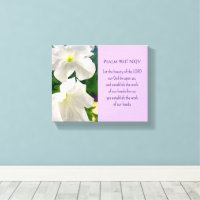 White Flower Photo Bible Verse Guds välsignelse
