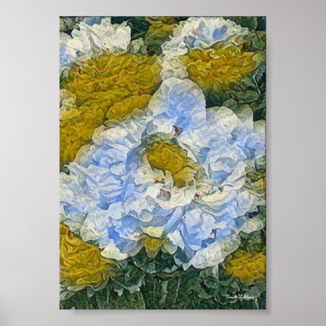 White Flower Poster (Framsidan)