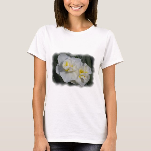 White Flower Tee Shirt (Framsida)