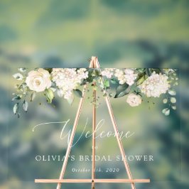 White Flowers, Cream Flowers, Boho, Möhippa Welcom