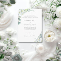 White Flowers & Elegant Greenery Bröllop med OSA