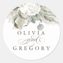 White Flowers Sage Greenery Pampas Grass Bröllop