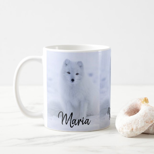 White Fox Mugg (Med munk)