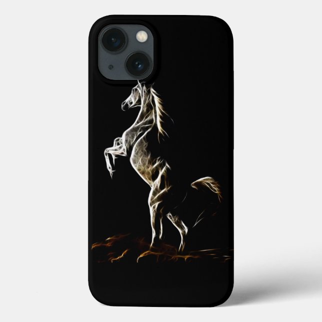 White Fractal Horse (Baksida)