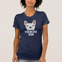 White Frenchie Hund Mamma