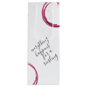 White Funny Vin Pun Vin Gift Bag