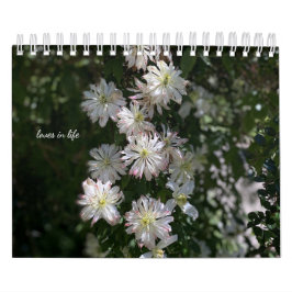 White Garden Flowers Kalender