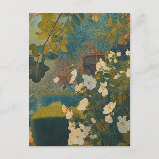 White Garden Vykort (Framsida)