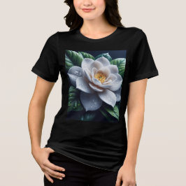White Gardenia Blommigt T Shirt