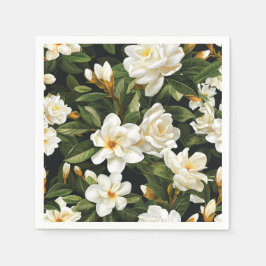 White Gardenia Flower Pappersservett