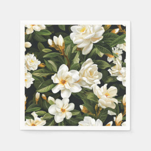 White Gardenia Flower Pappersservett