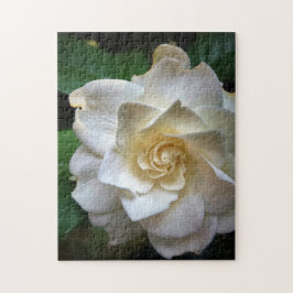 White Gardenia Flower Pussel