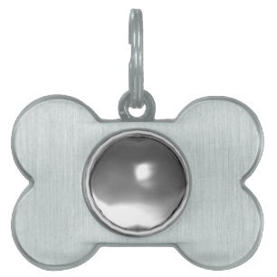 WHITE GEM STONE ID-bricka HUSDJUR