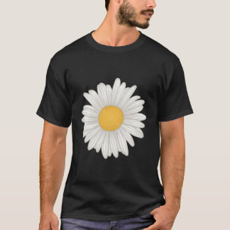 White Gerbera Daisy Flower T Shirt