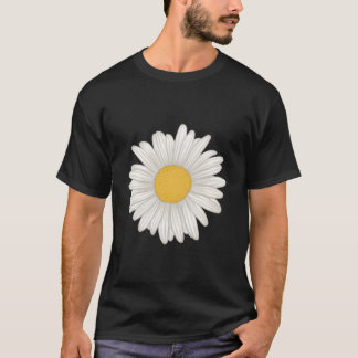 White Gerbera Daisy Flower T Shirt