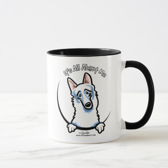 White German Shepherd IAAM Mugg (Höger)