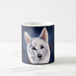 WHITE GERMAN SHEPHERD KAFFEMUGG