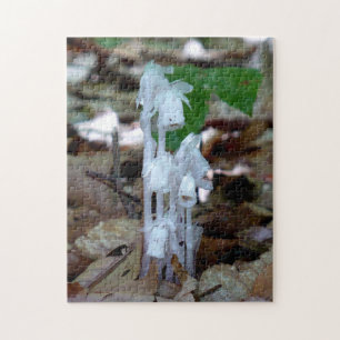 White Ghost Plant Pussel