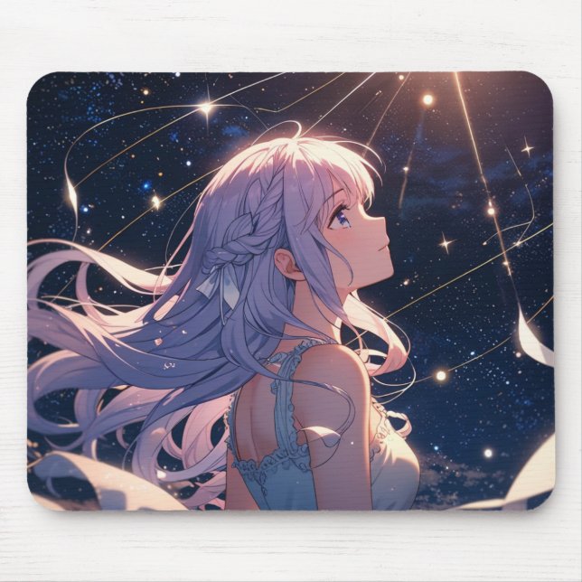 White Girl Mousepad Musmatta (Framsidan)