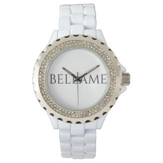 White Glam Watch Armbandsur