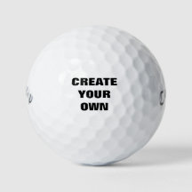 White Golf Boll - lägg till din egen design